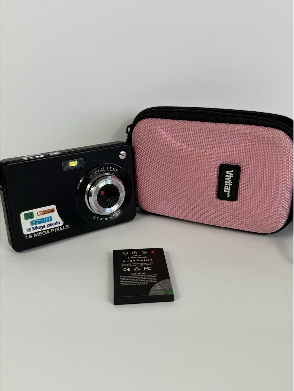 Digital Camera with 18MP 8X Digital Zoom Pocket Compact Cameras